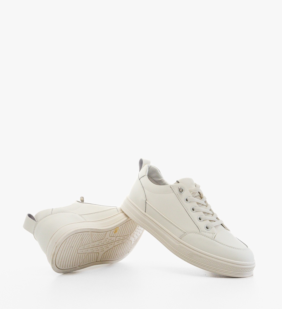 Sneakers Dama Mumbai Bej - Confort Urban - imagine 5