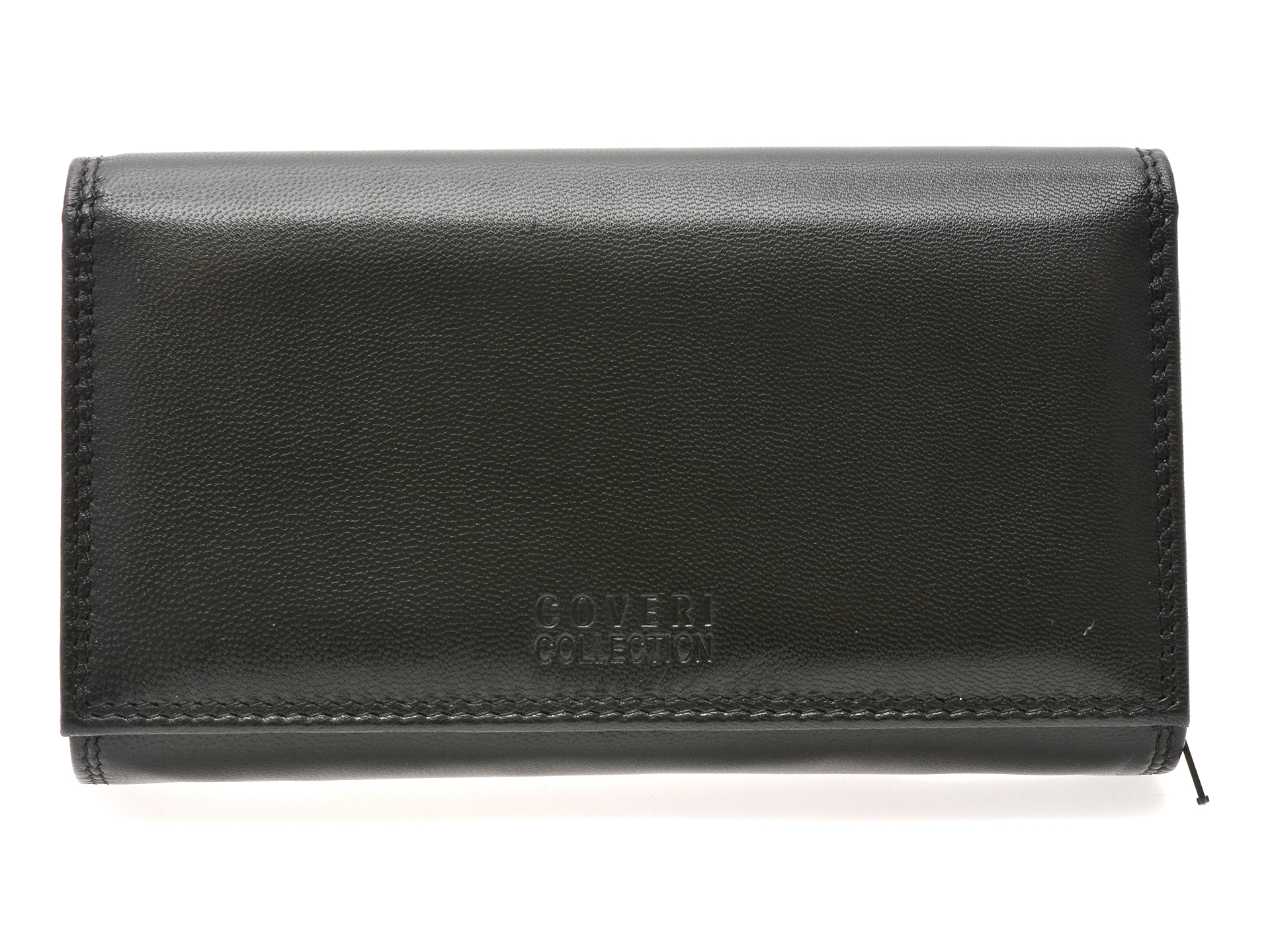 Portofel COVERI COLLECTION Negru Piele Naturală