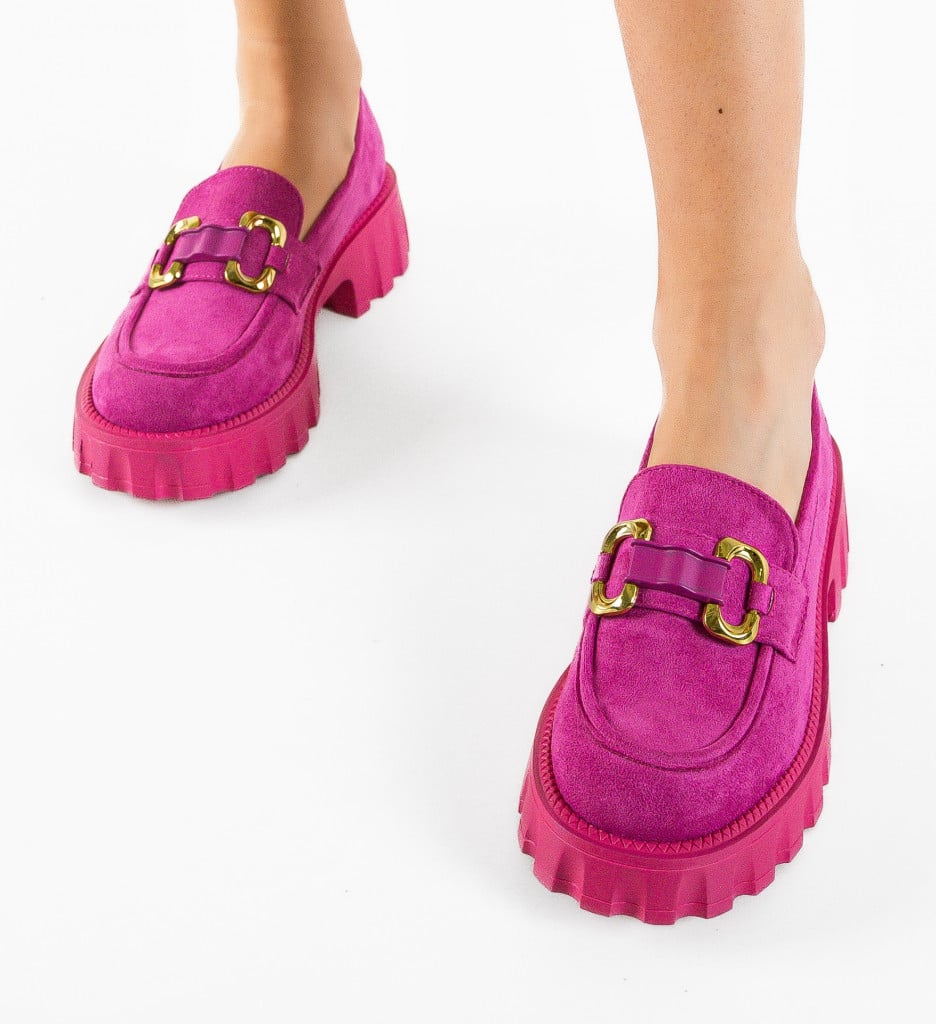 Pantofi Gully Roz - Confort Zilnic - imagine 4