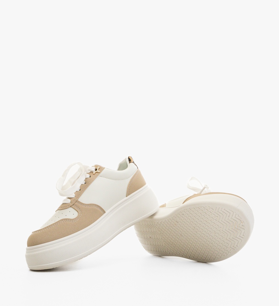 Sneakers Dama Halima Bej - Confort & Stil - imagine 6
