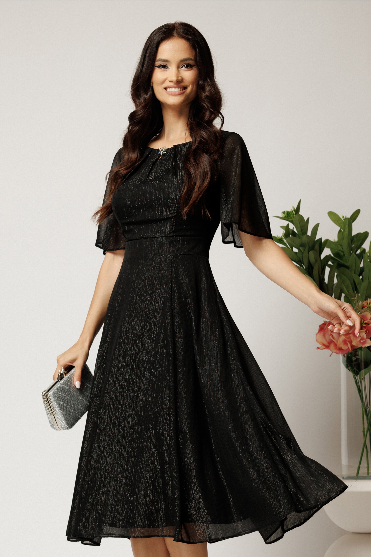 Rochie DY Fashion Neagră Eleganta Cununie Civilă