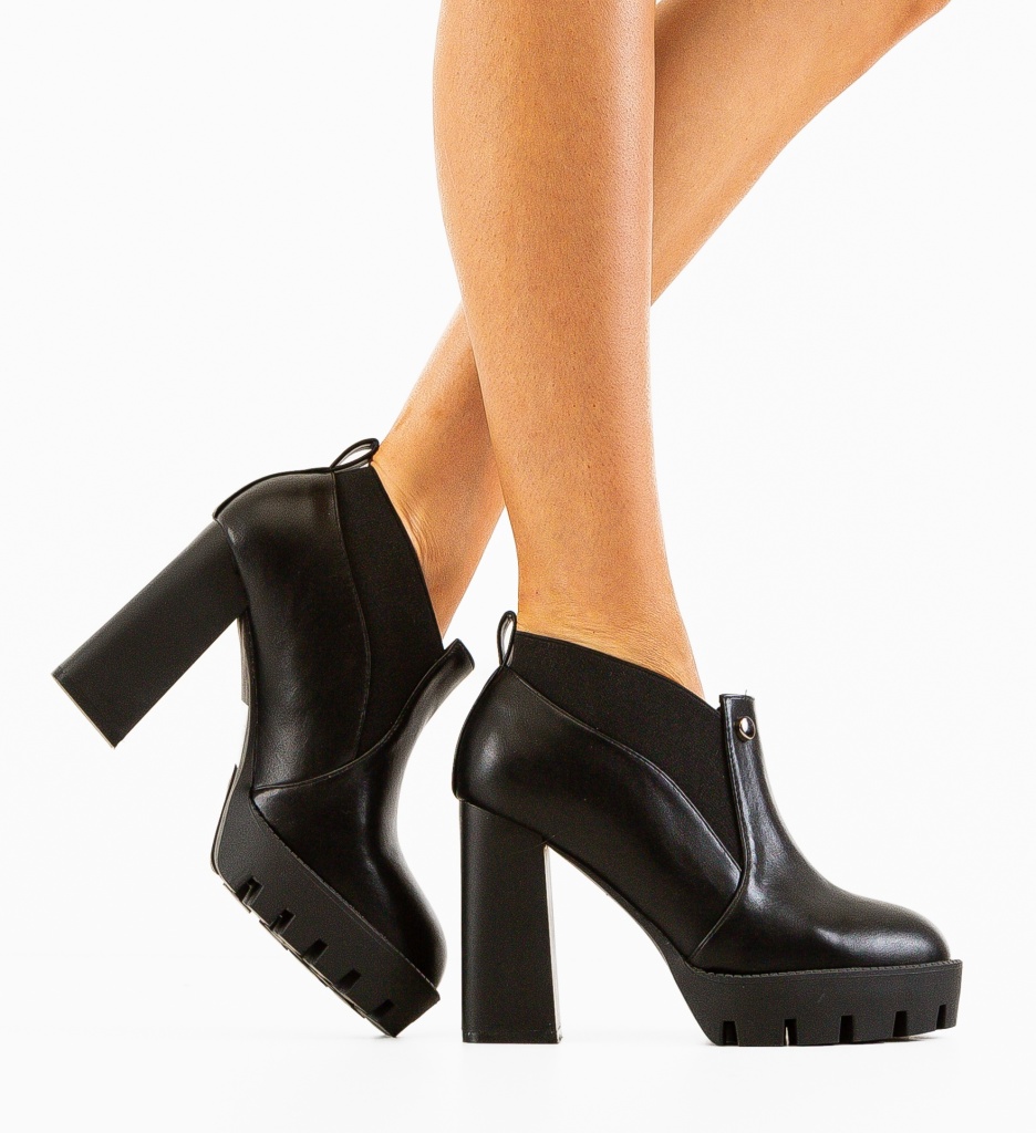 Botine Oprek Negre | Eleganta si Versatilitate - imagine 2