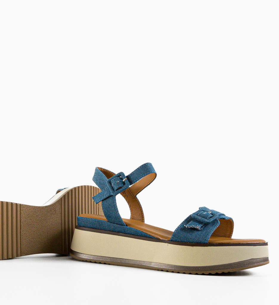 Platforme Dama Albastre Said | Stil si Confort - imagine 7