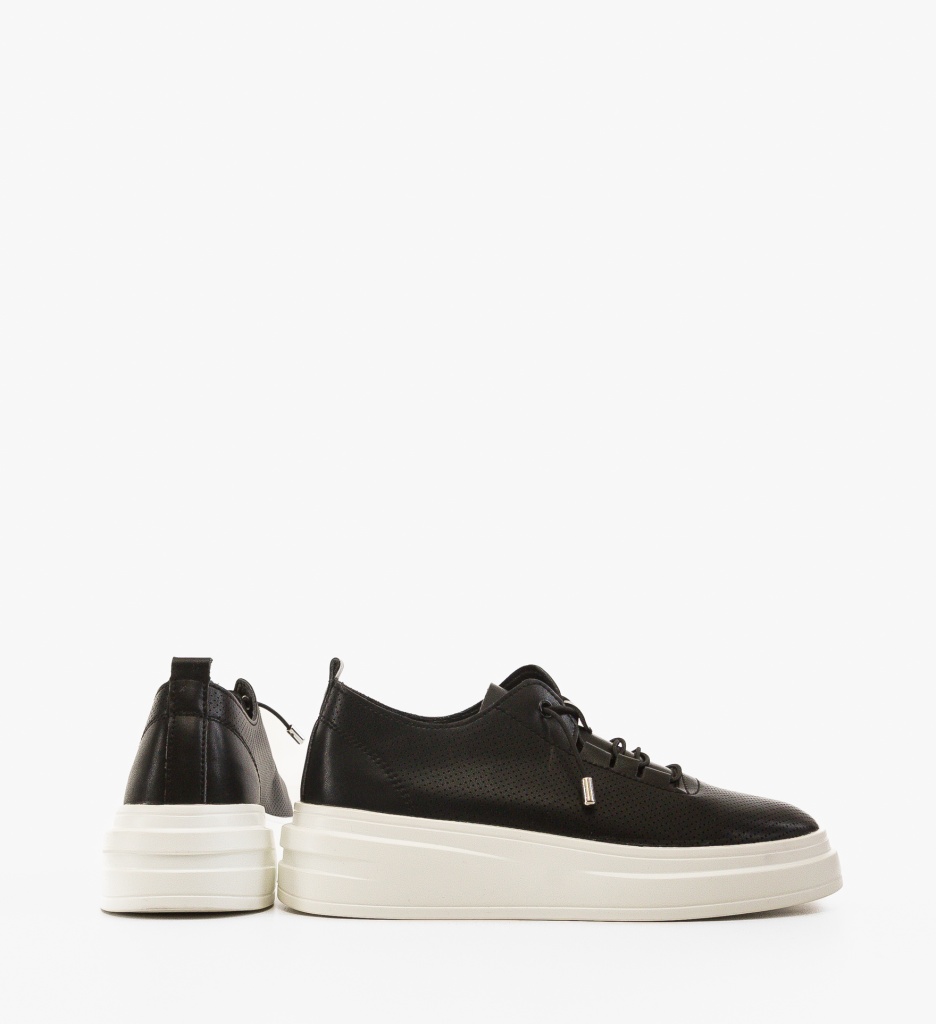 Sneakers Dama Myele Negri - Confort și Stil - imagine 2