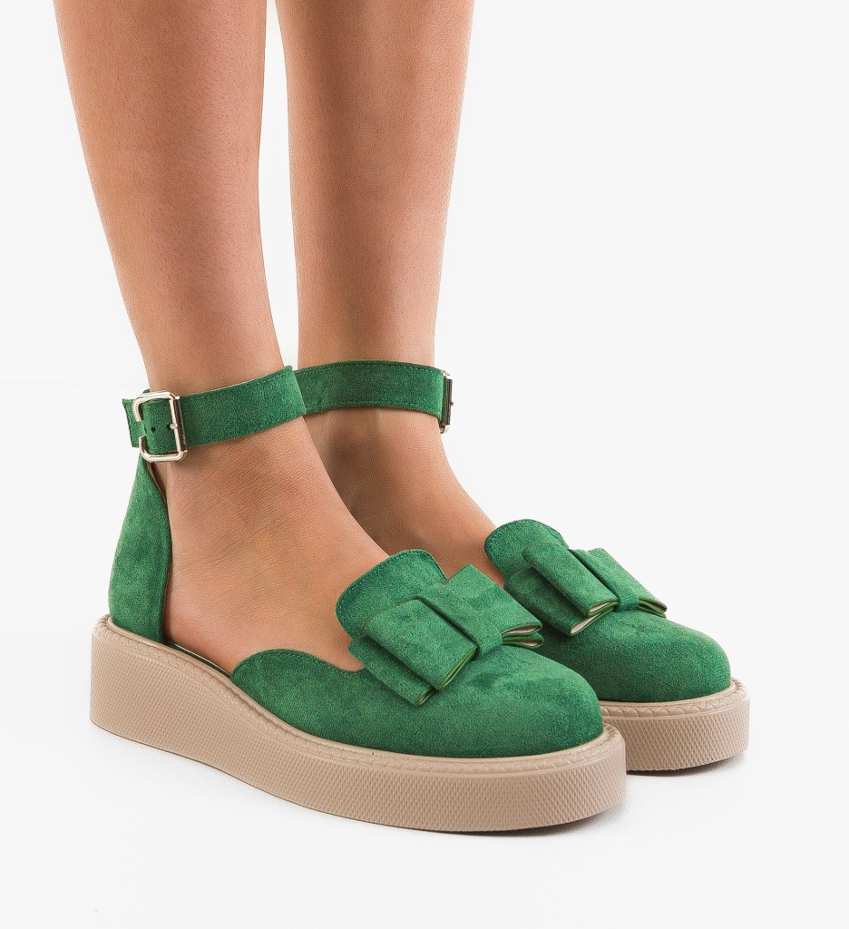 Pantofi Casual Dama Hammbe Verzi – Stil și Confort