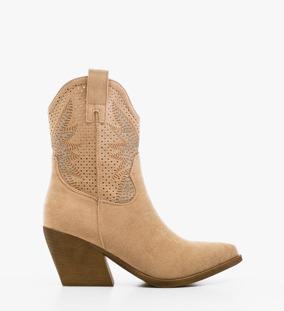 Botine Buroca Bej Depurtat - Eleganță și Confort - imagine 6