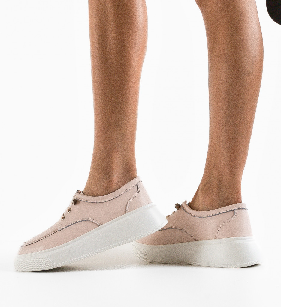 Pantofi Casual Naenia Roz | Confort Zilnic - imagine 3