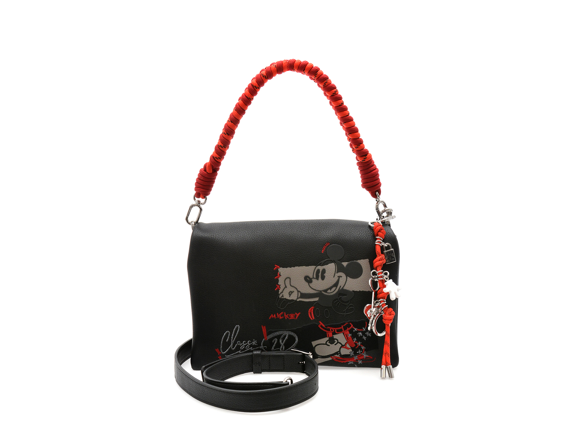 Geanta Desigual neagra piele ecologica