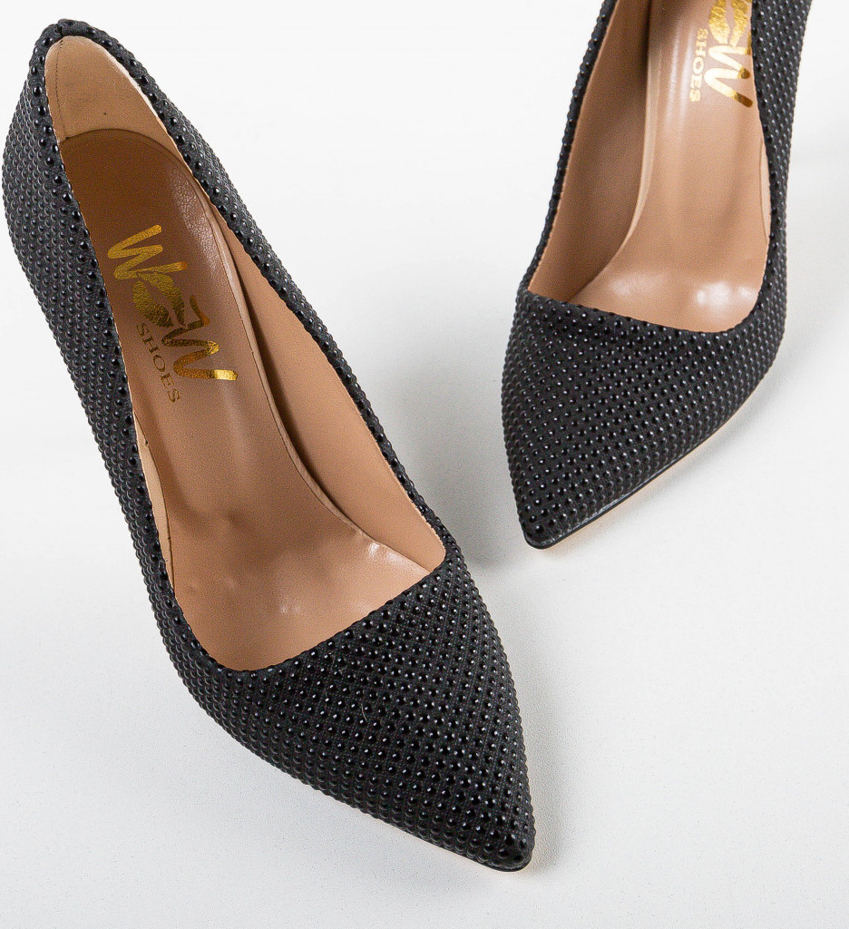 Pantofi Zizik Negri | Eleganță și Stil - imagine 6