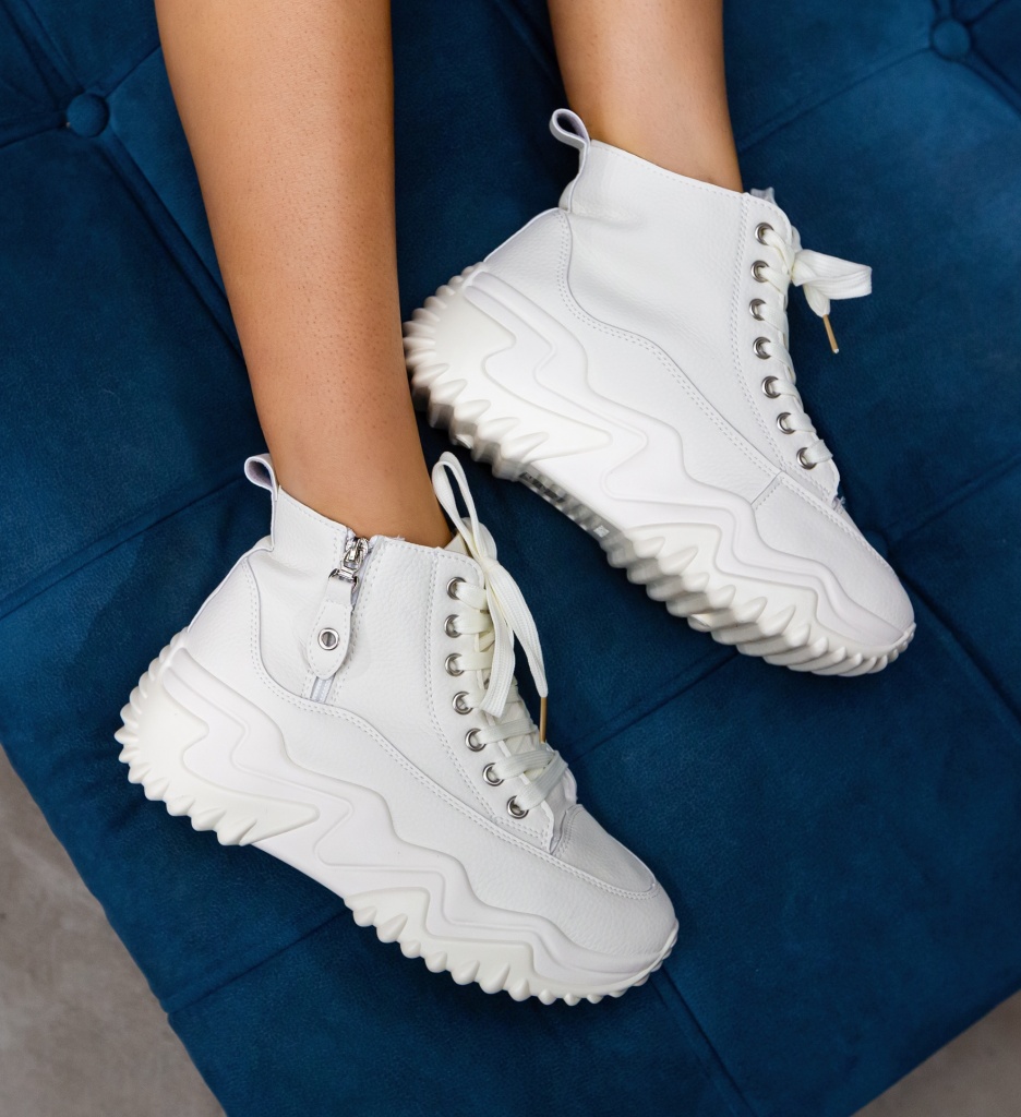 Sneakers Dama Yevro Bej – Confort și Stil - imagine 5