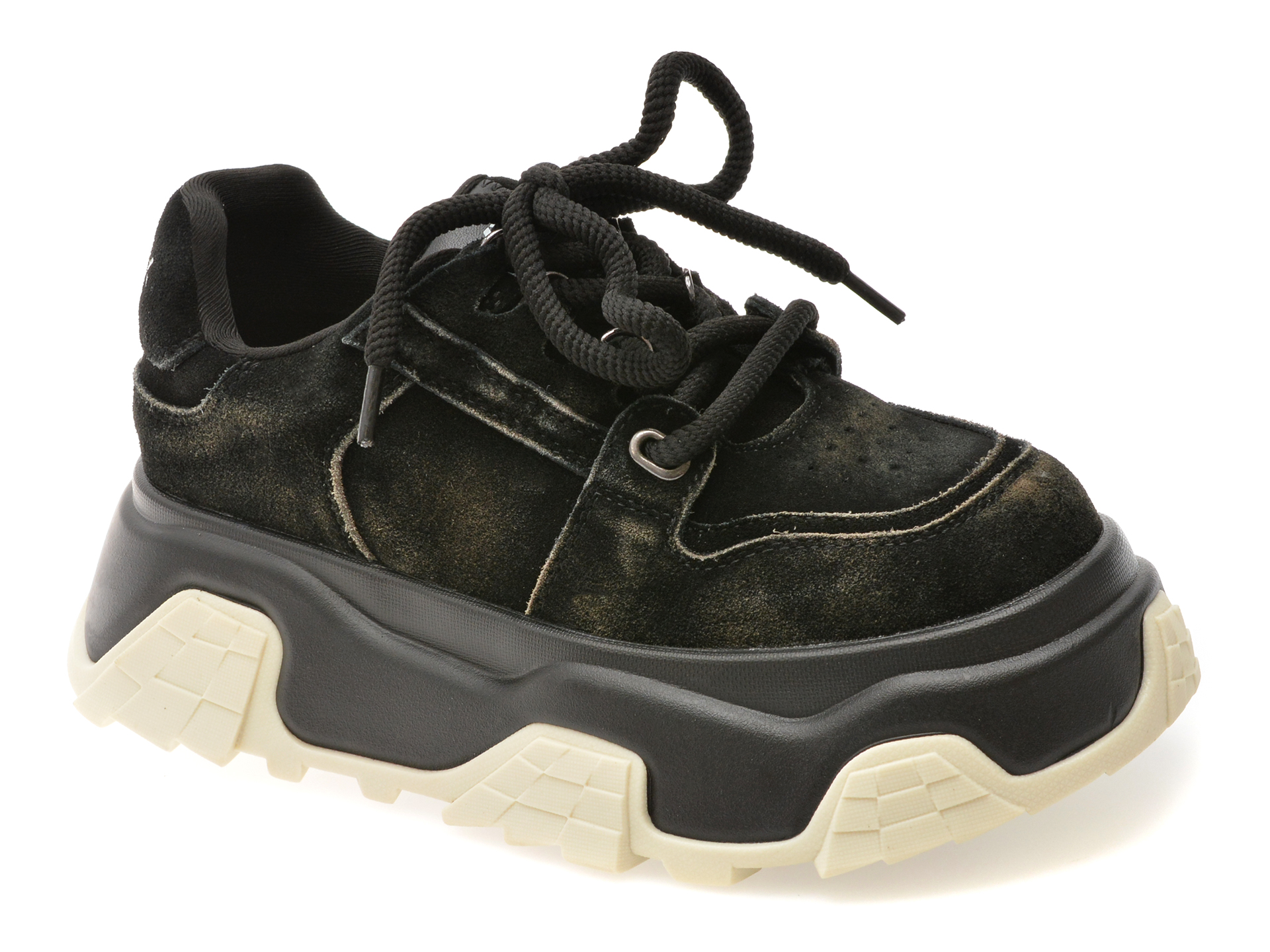 Pantofi GRYXX Negri Piele Întoarsă - Eleganță Urbană