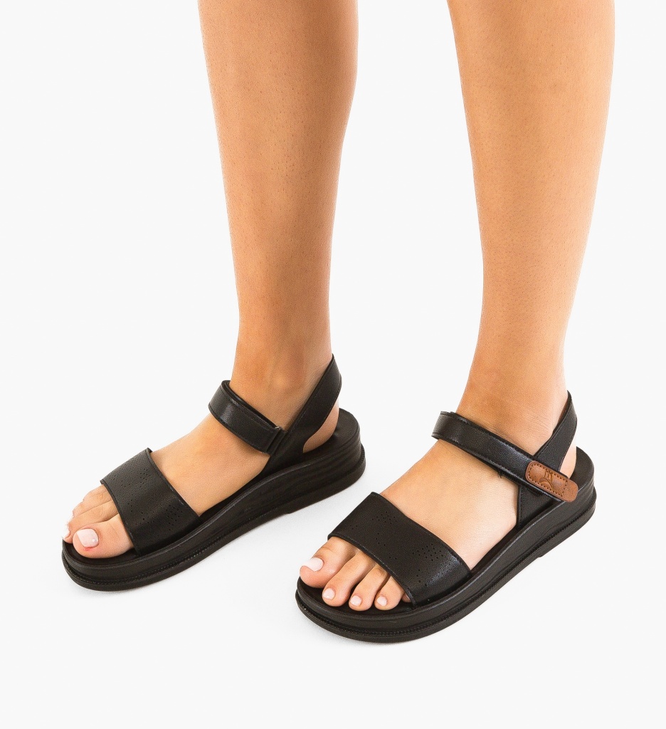 Sandale Dama Willy Negre | Eleganță și Confort - imagine 3