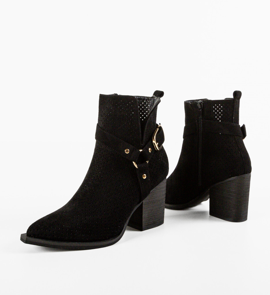 Botine Talnah Negre - Eleganță și Confort - imagine 12