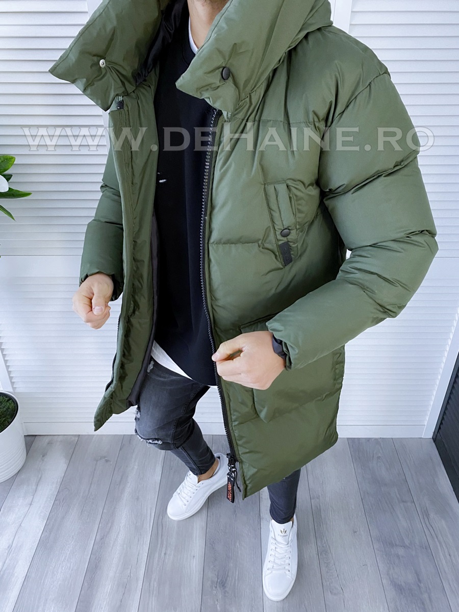 Geaca Barbati Kaki Iarna Groasa B6191