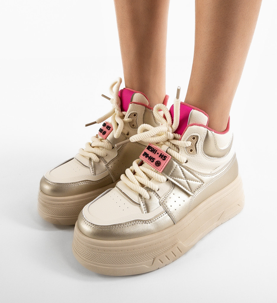Pantofi Casual Dama Minga Bej | Confort & Stil - imagine 4