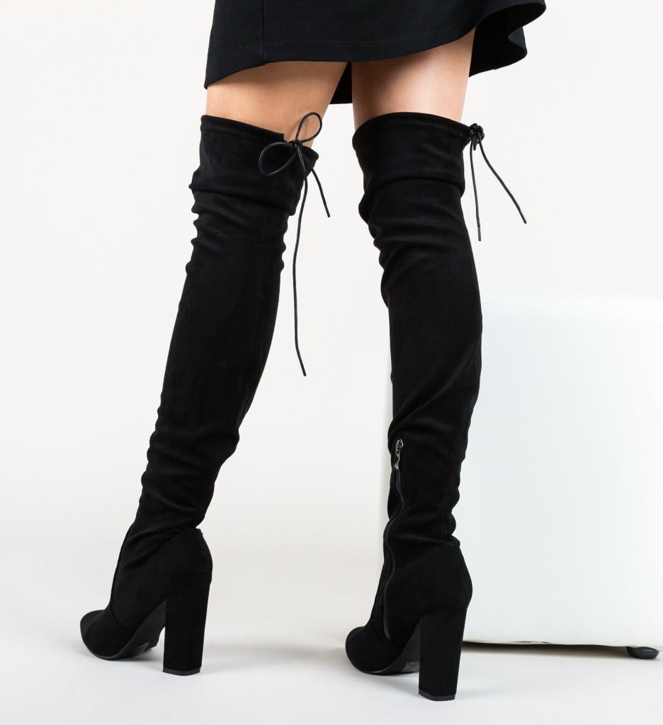 Cizme Dama Vister Negre - Eleganță și Confort - imagine 11