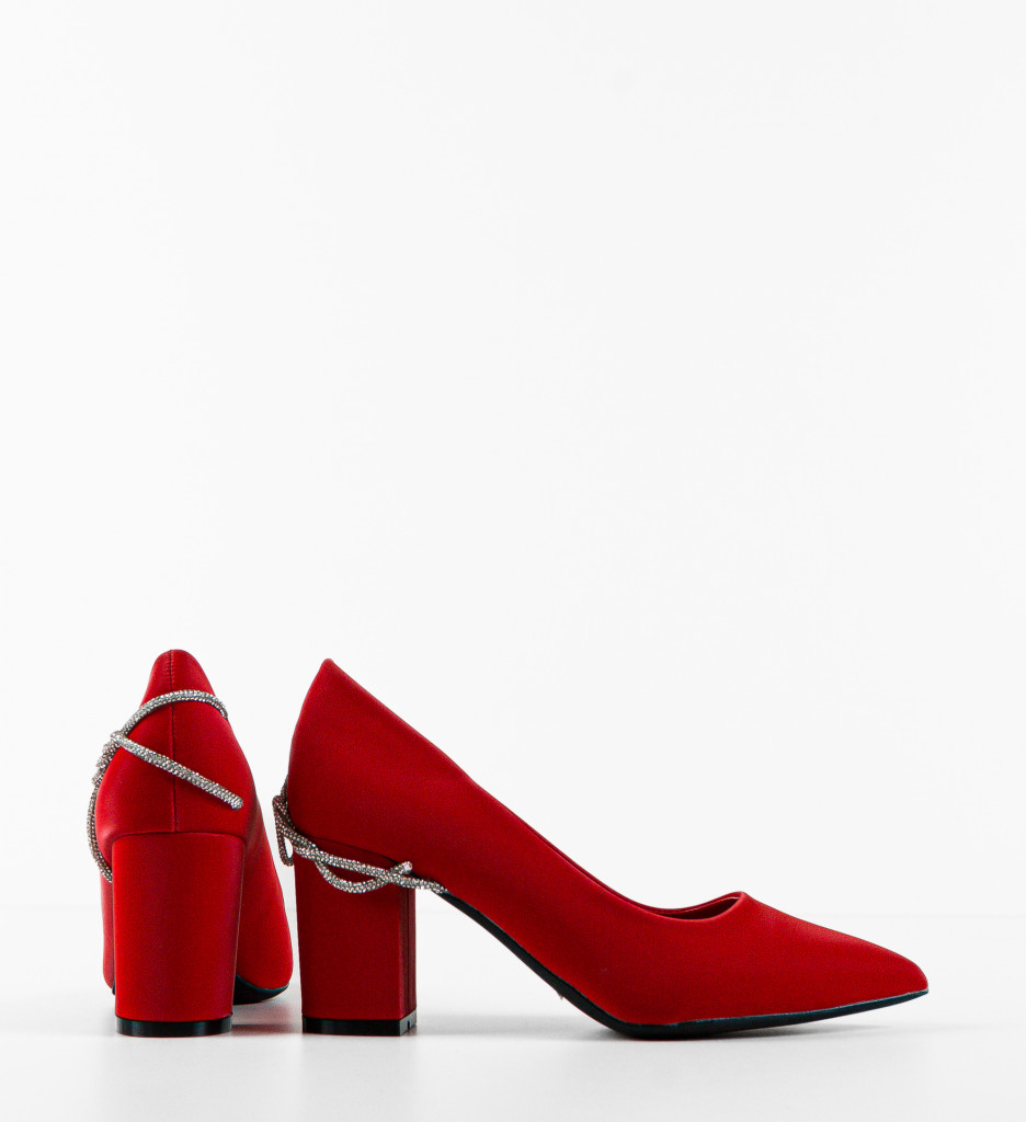 Pantofi Wick Rosii - Eleganță și Stil - imagine 6