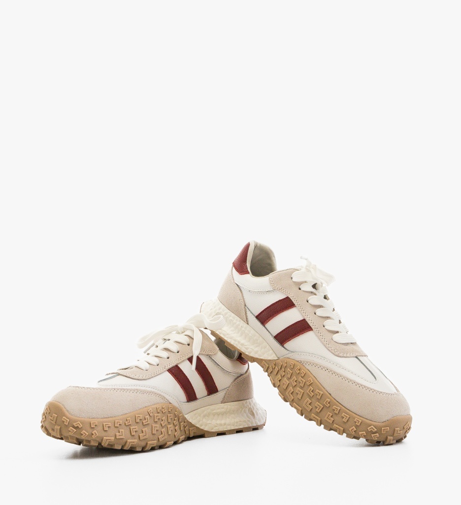 Sneakers Dama Forale Albi | Confort Zilnic - imagine 7