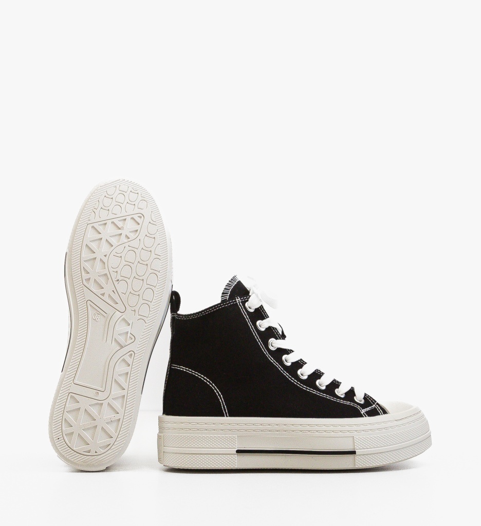 Sneakers Dama Sketty Negri – Confort și Stil - imagine 2