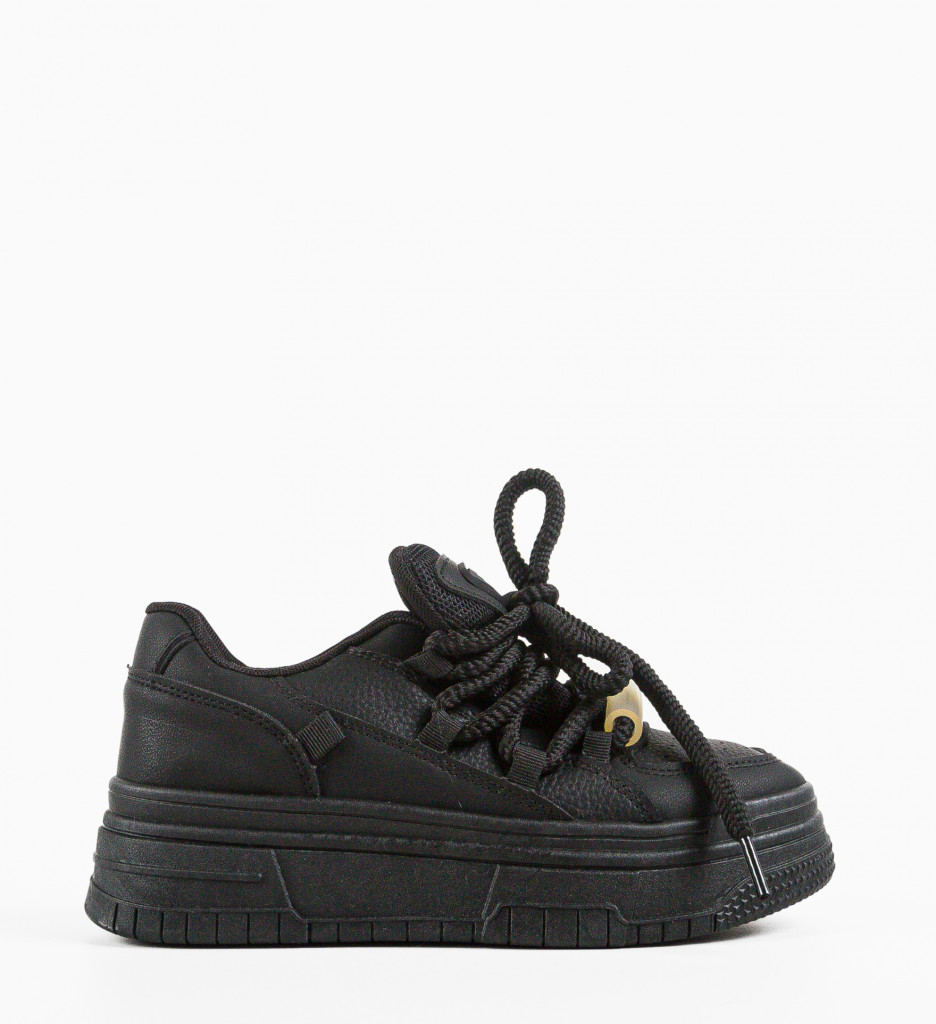 Sneakers Dama Negri Scec - Stil si Confort Urban - imagine 4