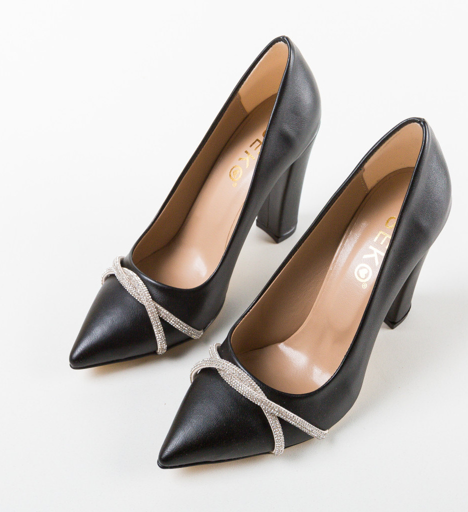 Pantofi Draghici Negri | Eleganți și Versatili - imagine 7