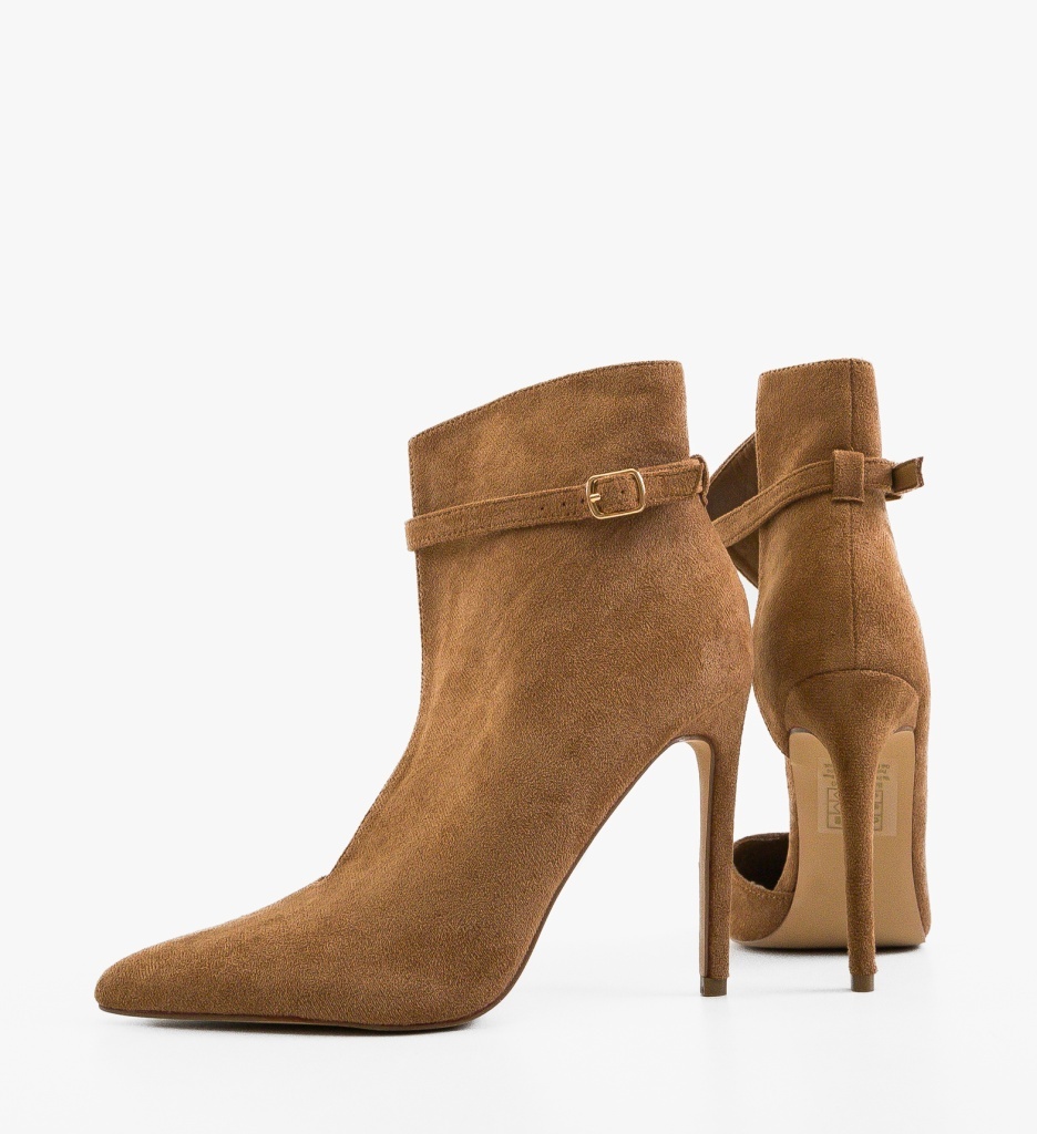Pantofi Dama Shume Khaki Eleganți - imagine 5