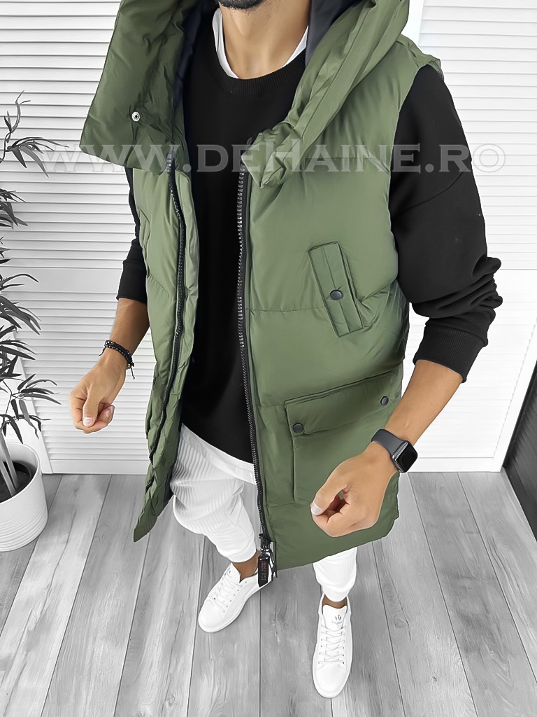 Vesta Barbati Verde Casual | Confort si Stil