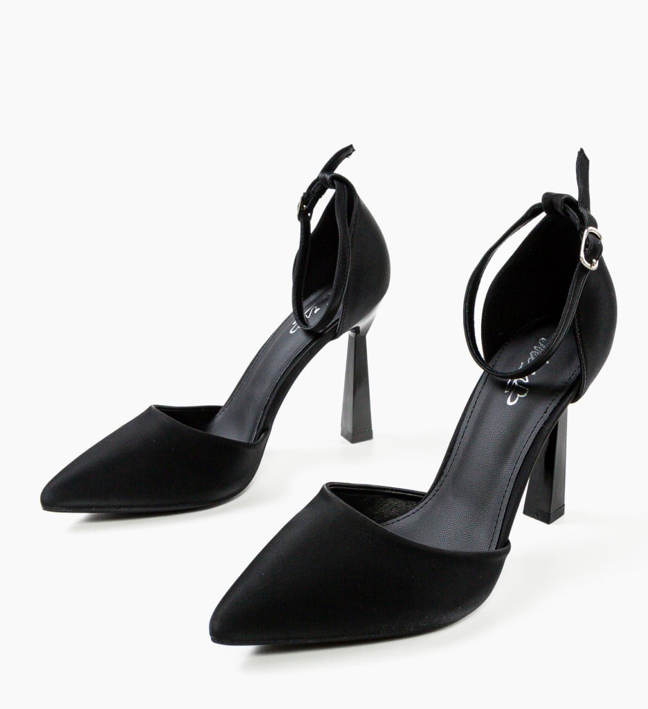 Pantofi Dama Trypho Negri cu Toc Elegant - imagine 10