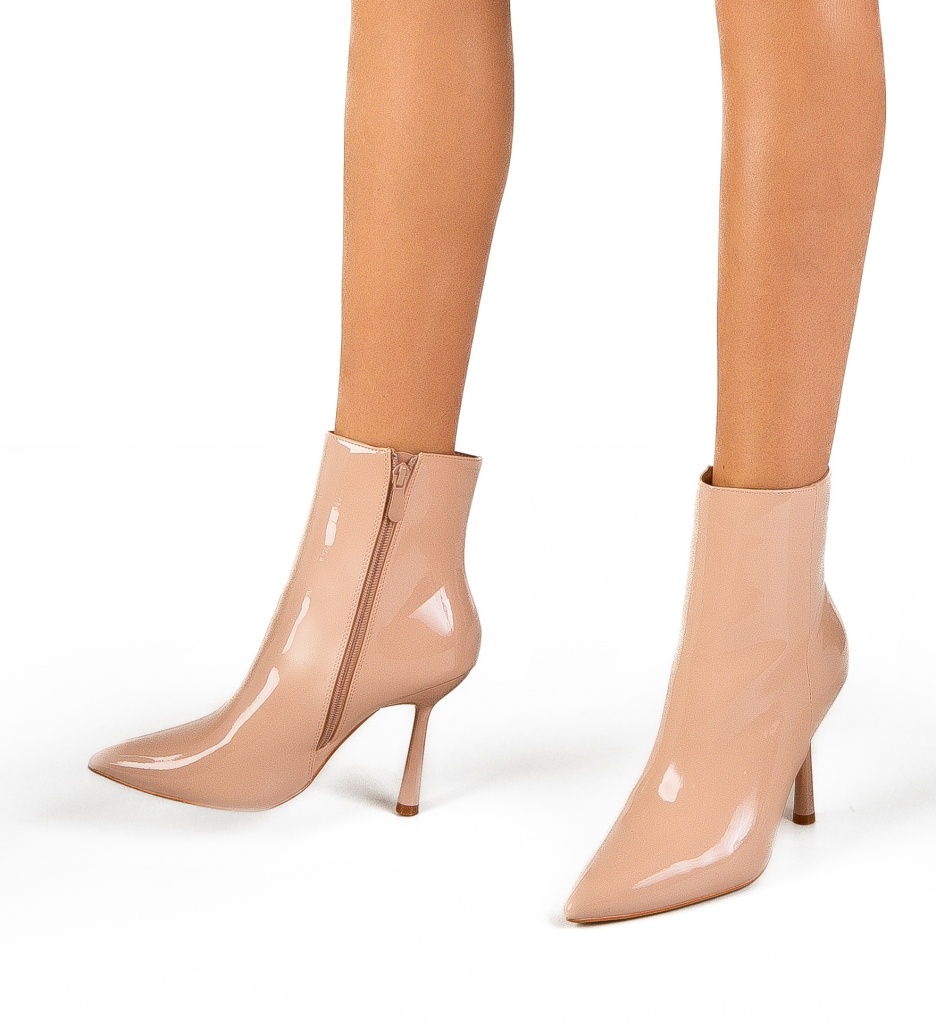 Botine Dama Firmino Bej | Confort și Stil - imagine 2