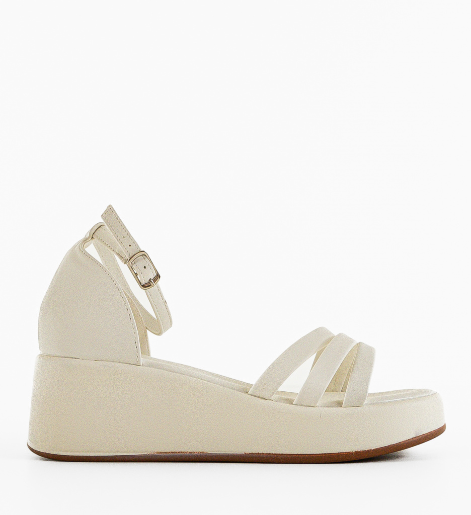 Platforme Dama Larissa Albe - Confort si Stil - imagine 2