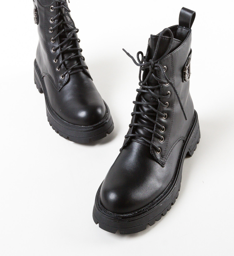 Ghete Dama Derzal Negre Elegante - imagine 6