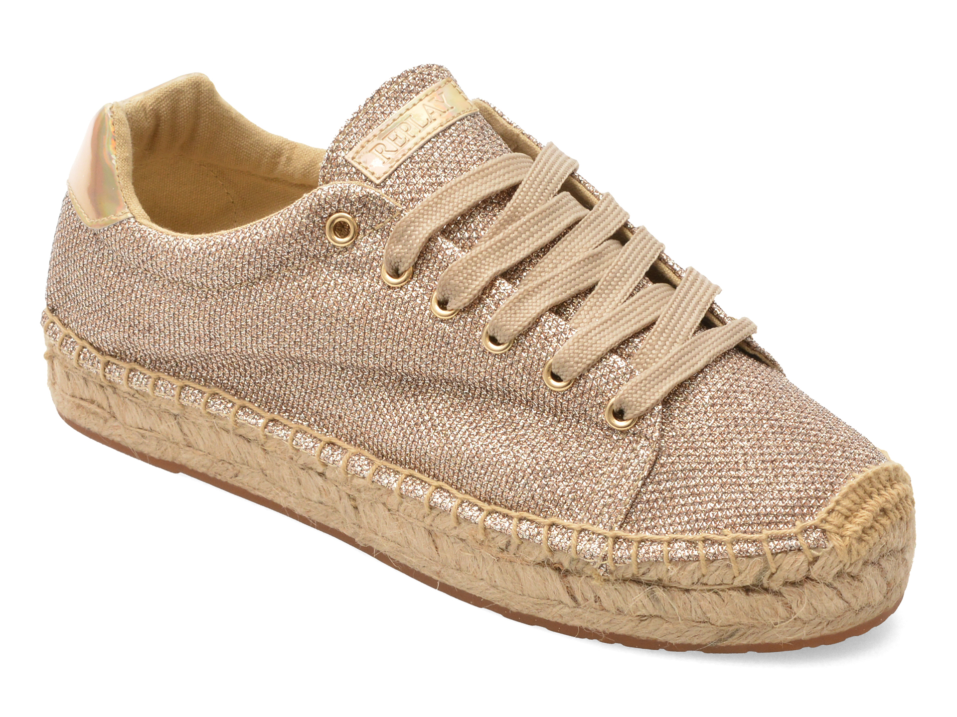 Pantofi REPLAY Argintii Piele Ecologica Confort