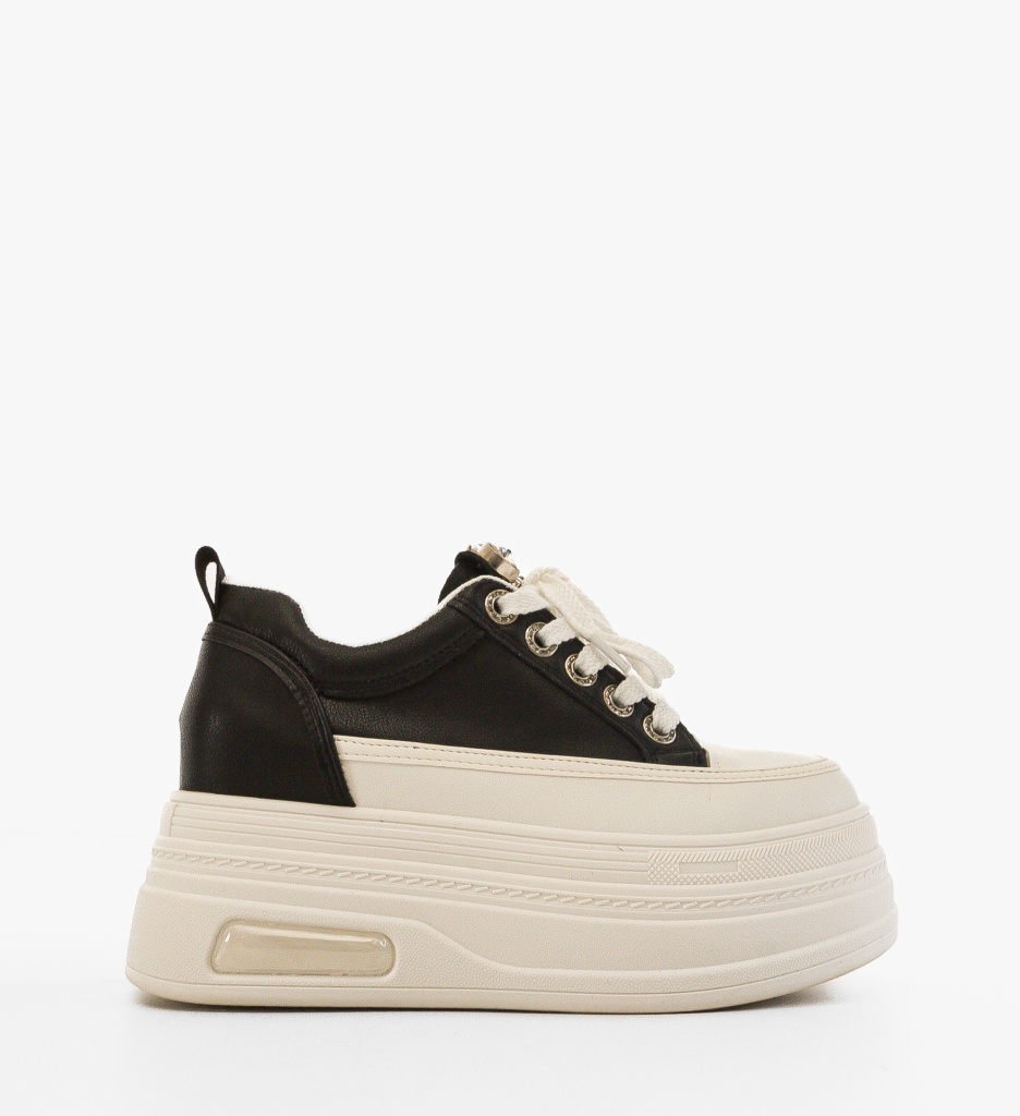 Sneakers Dama Sitre Negri - Confort și Stil - imagine 7