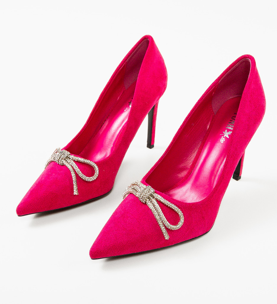 Pantofi Toc Tarsay Fuchsia | Eleganță Vibrantă - imagine 6