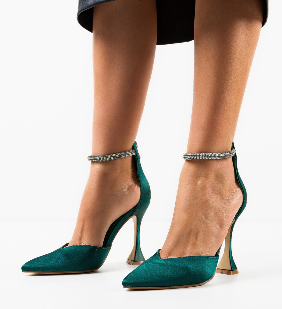 Pantofi cu toc Ellya Verzi - Eleganță și Stil - imagine 3