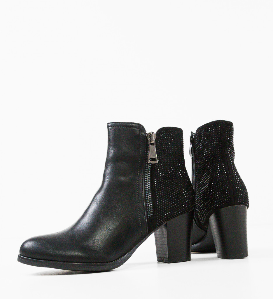 Botine Dama Ortega Negre - Eleganță și Confort - imagine 7