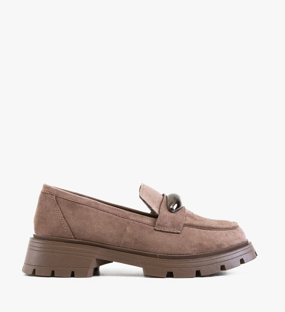 Pantofi Casual Dama Torant Khaki - imagine 6