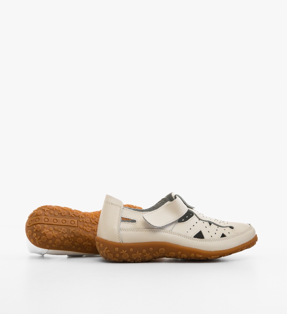 Pantofi Casual Pampy Albi - Confort și Stil - imagine 4