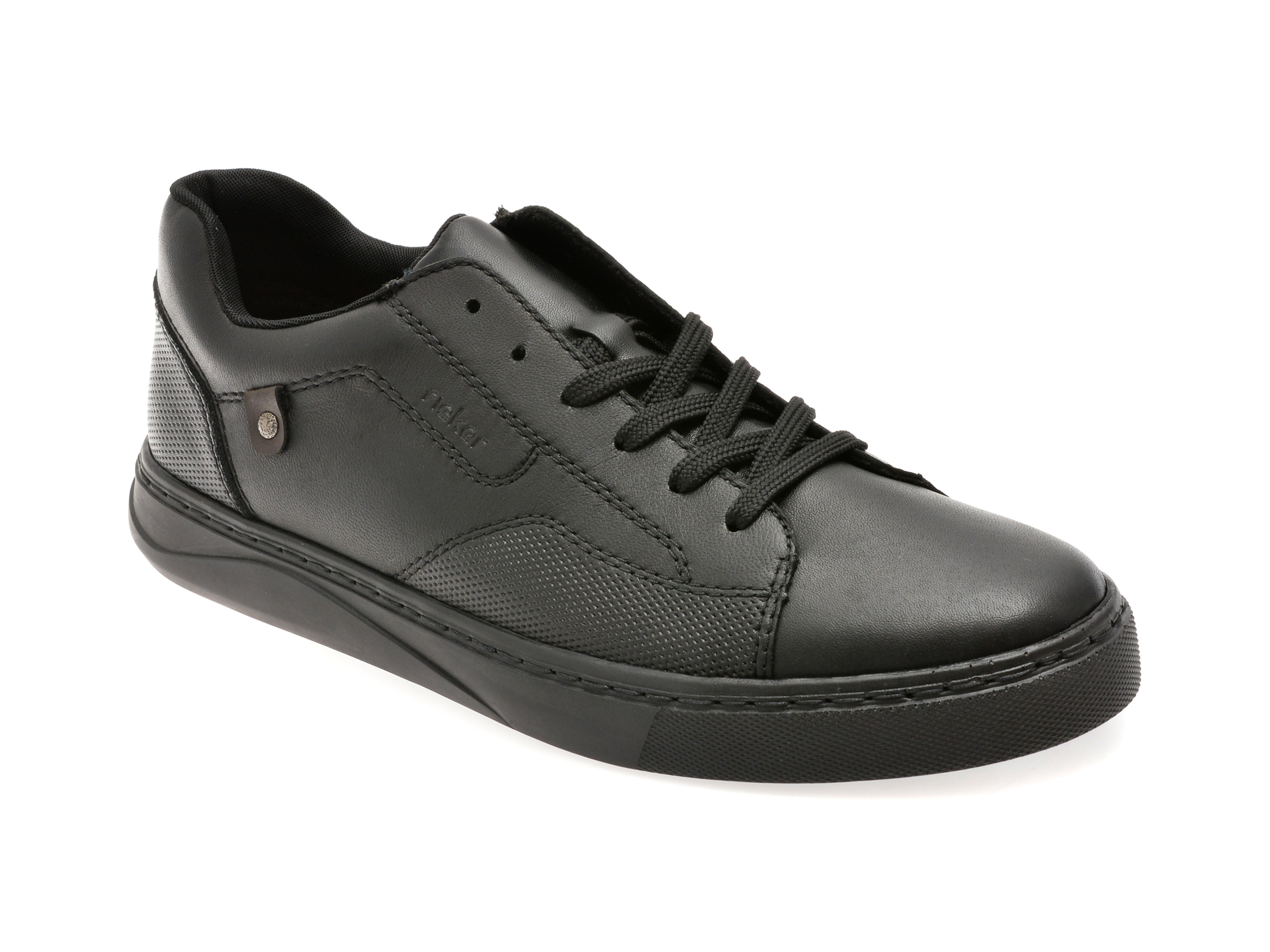 Rieker B9912 Pantofi Sport Negri din Piele Naturală