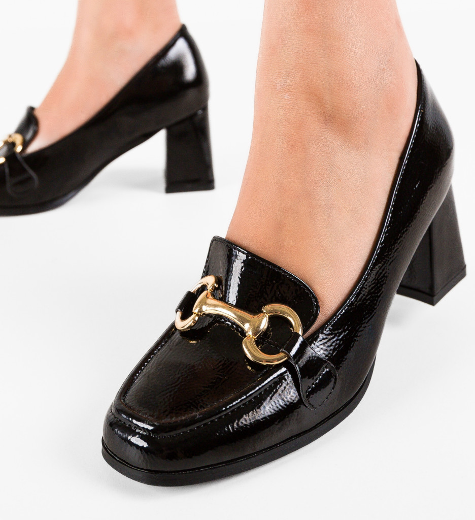 Pantofi Dama Schul Negri - Eleganță și Stil - imagine 4