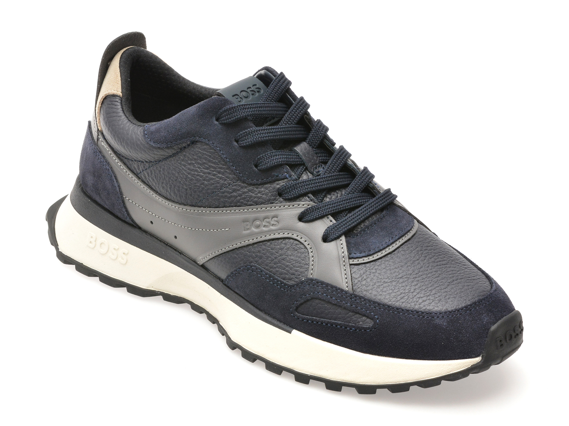 Pantofi BOSS Albaștri din Piele | Stil Urban