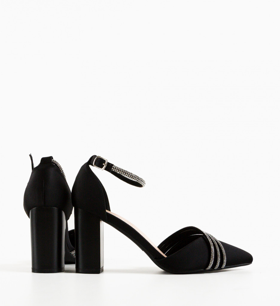 Pantofi cu toc Congo Negri - Eleganță și Stil - imagine 5