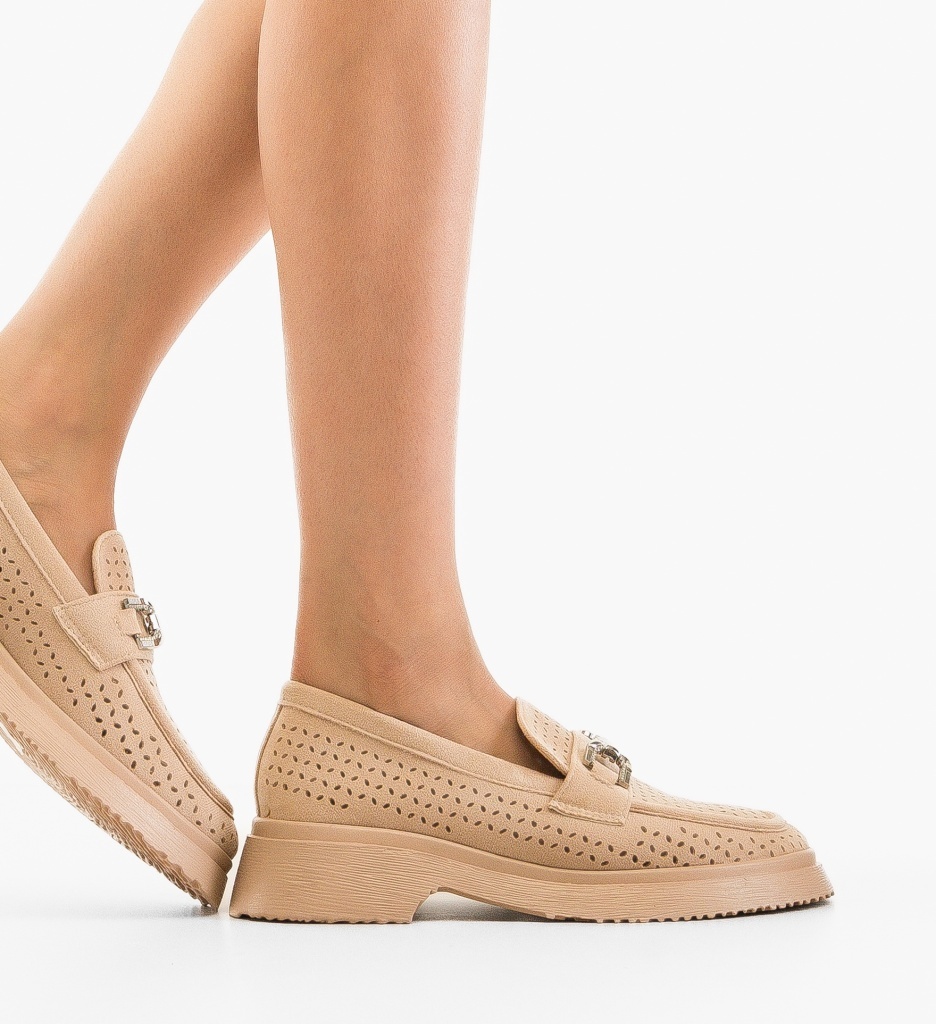 Pantofi Casual Irry Bej - Confort și Stil