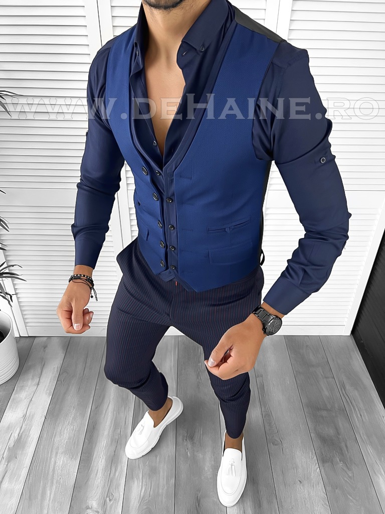 Tinuta Smart Casual Barbati 3 Piese Eleganta - imagine 2