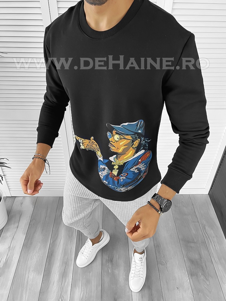 Bluza Neagra Slim Fit Barbati | Stil & Confort