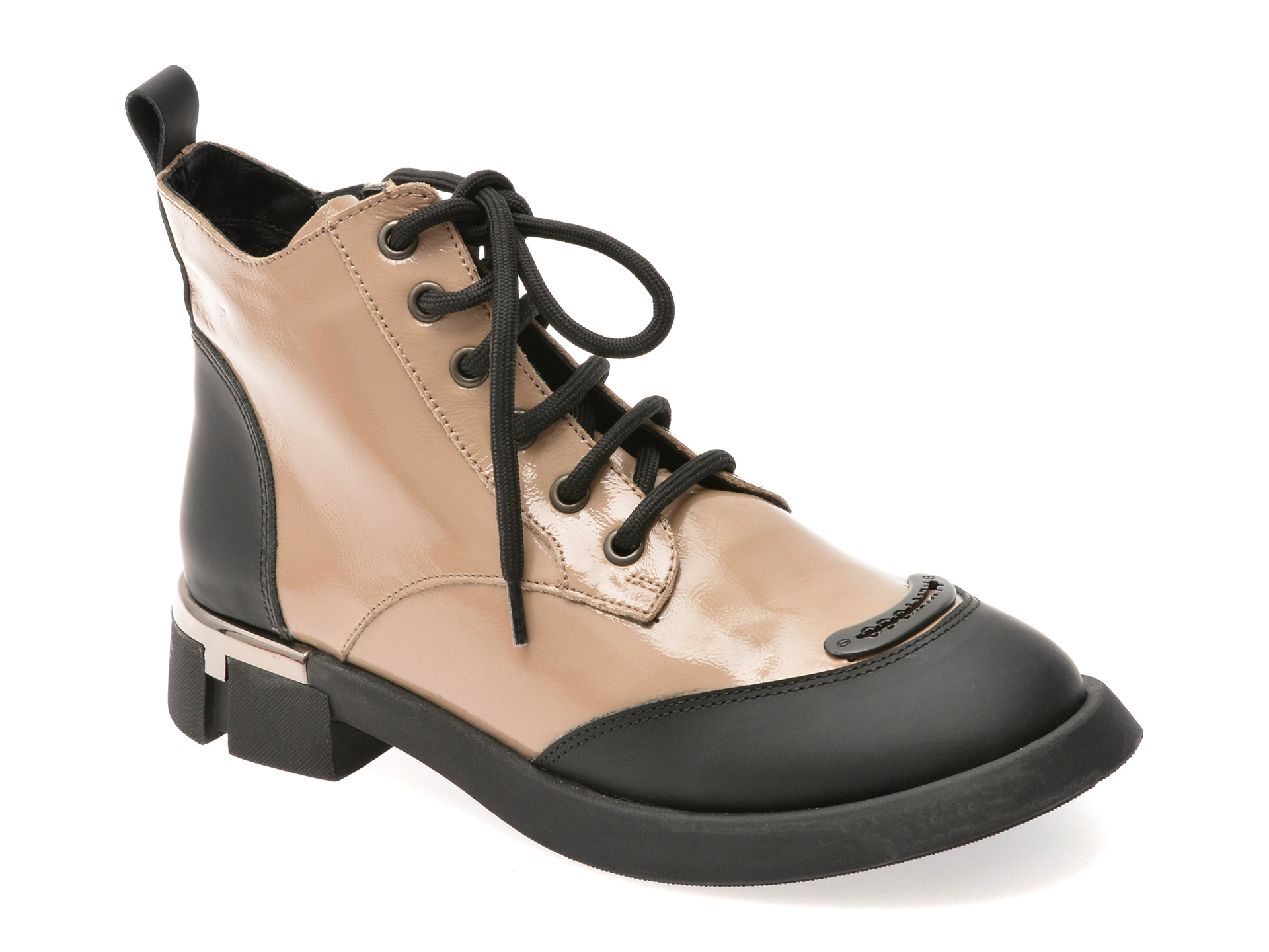 Ghete Elegante Gryxx din Piele Lacuita