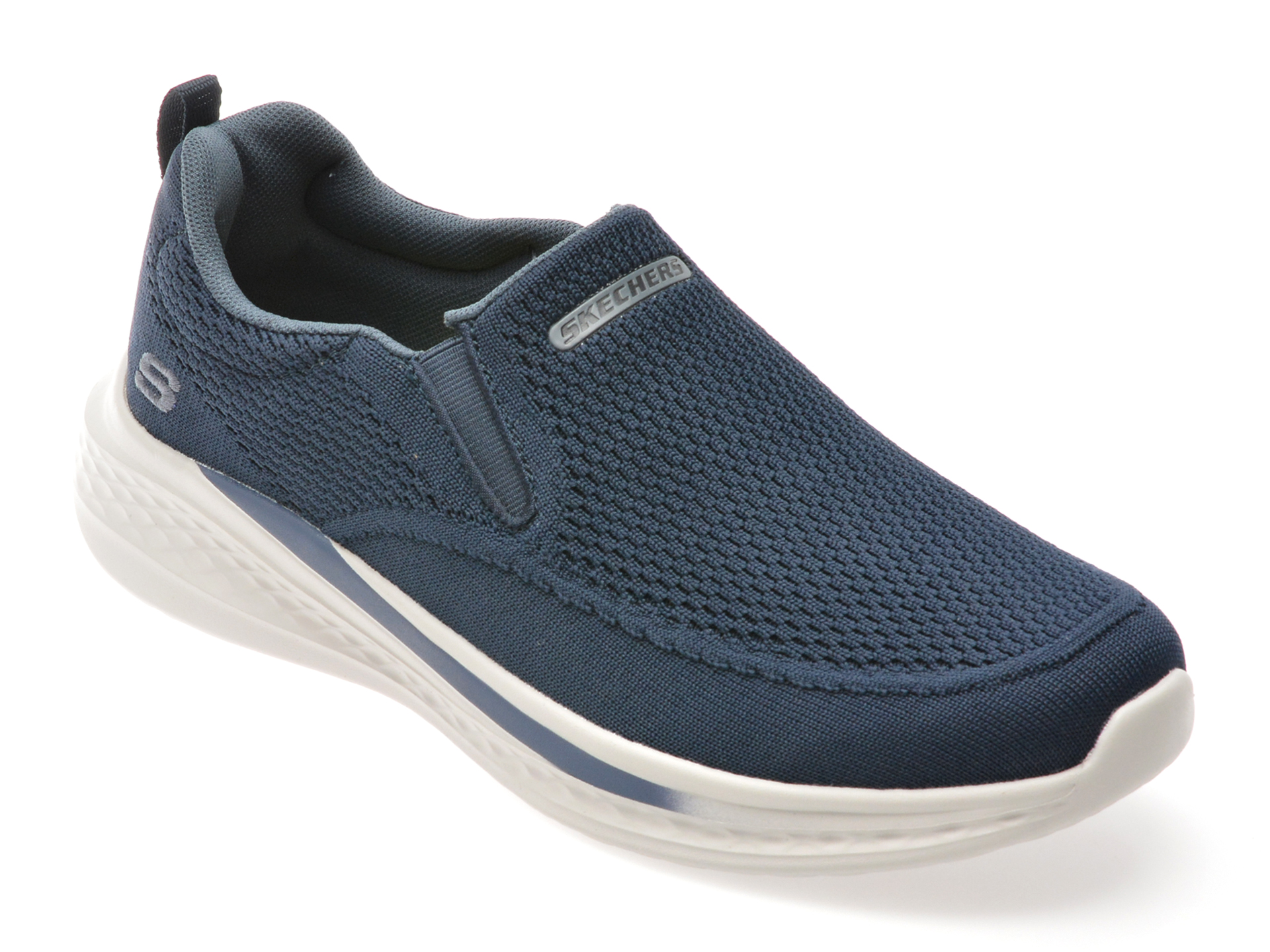 Pantofi Skechers SLADE Bleumarin, Confort Slip-On