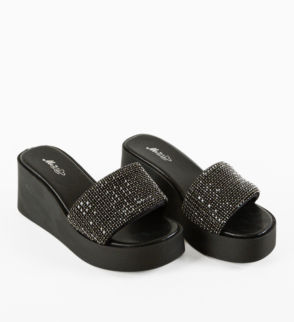 Saboti Dama Cerbera Negri - Confort & Stil - imagine 7