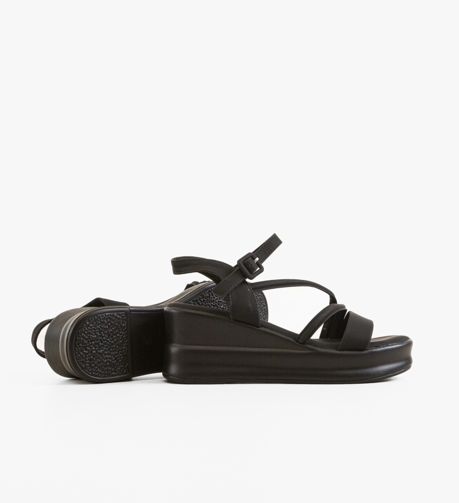 Platforme Dama Patos Negre - Eleganță și Stil - imagine 3