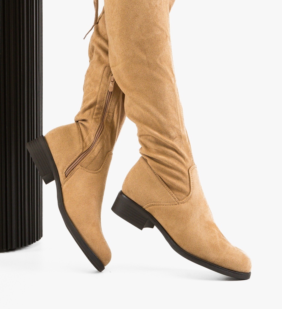 Cizme Dama Lopera Khaki | Depurtat - imagine 2